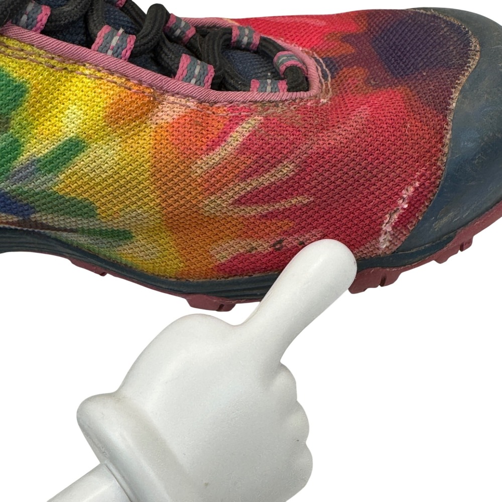 Merrell Rainbow Gore-Tex Hiking Boots Women's 8 Vibram Tie Dye Trail Shoe - Picture 7 of 11